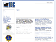 Tablet Screenshot of indobulk.com